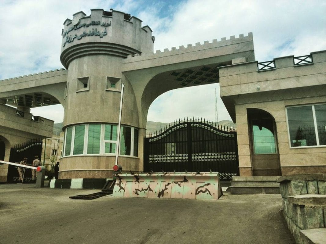 نصب راهبند دفنی فرماندهی مرزبانی کشور